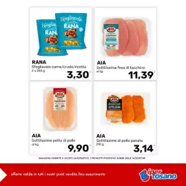 Volantino Iper Tosano settimana 43 Pagina 3: AIA Sottilissime fesa di tacchino €11,39, Sfogliavelo carne RANA €3,30