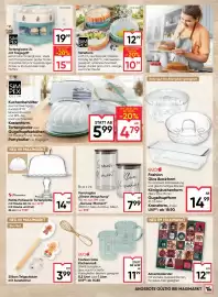 Maximarkt Flugblatt Seite 9: Petite Patisserie Tortenplatte €14,99, Boltze Vorratsglas €7,99