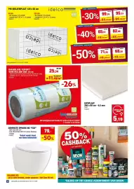 Hubo folder Pagina 4: Dakisolatie expert €11,49, Gipsplaat €5,19