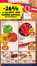 Hofer Flugblatt woche 43 Seite 10: Bio-Sellerie, Erdbeeren €2,06