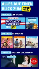 Hofer Flugblatt woche 43 Seite 2: ALLES AUF EINEN BLICK ZUM HOFER AKTIONEN DER WOCHE PREIS,- FR. 23.10. BIS DO. 29.10. SO