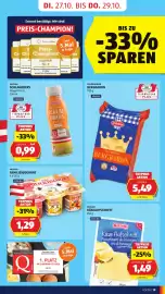 Hofer Flugblatt woche 43 Seite 27: Schärdinger Bergbaron €5,49, Milsani Familienjoghurt €1,29