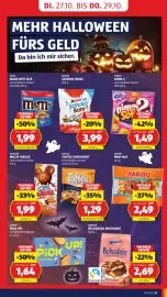 Hofer Flugblatt woche 43 Seite 29: Storck Toffee Sortiment €1,29, Choeur Milch-Mäuse €1,99
