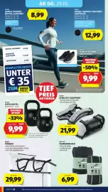Hofer Flugblatt woche 43 Seite 38: Crane Türreck €29,99, Crane Gewichts-Equipment €21,99