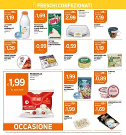 Volantino Ekom Pagina 10: Mozzarella bio vallelata €1,19, Strutto Halta €0,89