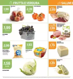 Volantino Ekom Pagina 8: Zuppe Kome Te €1,93, Frutta secca e snack Kome te €2,99