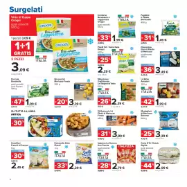 Volantino Carrefour Pagina 14: Patasnella Stick Pizzoli €2,29, Bastoncini di Filetti di Merluzzo Frosta €3,89