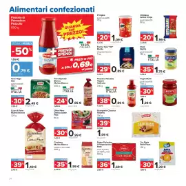 Volantino Carrefour Pagina 24: Pan Bauletto Bianco Mulino Bianco €0,95, Gran Ragù Star €2,49