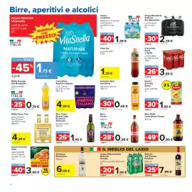 Volantino Carrefour Pagina 28: Isotonica Best Sant'Anna €0,69, Birra Peroni €0,99