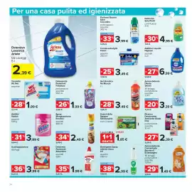 Volantino Carrefour Pagina 34: Gel Idraulico Mr Muscle €3,49, Ammorbidente Diluito Vernel €3,39