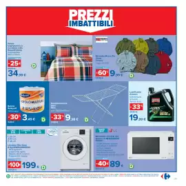 Volantino Carrefour Pagina 35: Micopile Mezza Zip Uomo Norway €9,99, Microonde con Grill LG €89,00