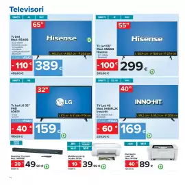 Volantino Carrefour Pagina 44: Tv Led LG 32" €159,00, Multifunzione Hp Deskjet 2810e €39,99