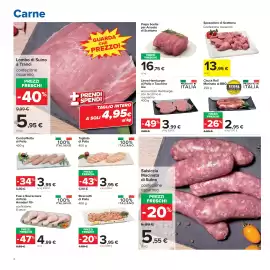 Volantino Carrefour Pagina 6: Linea Hamburger di Pollo e Tacchino Aia €3,99, Tagliata di Pollo €3,95