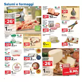 Volantino Carrefour Pagina 8: Mozzarella Fior di Latte €1,19