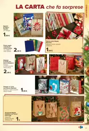 Volantino Carrefour | Giocattolo Pagina 27: Shopper In Carta con Decorato Natalizio €2,49, Buste regalo metallizzate €2,99