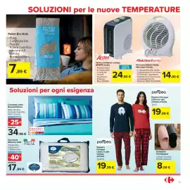 Volantino Carrefour Market Pagina 21: Completo Letto Bassetti Mania €34,99, Pellet Bio Holz €7,89