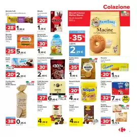 Volantino Carrefour Market Pagina 9: Pan Bauletto Integrale Mulino Bianco €0,95, Tartufi Langhe Dolci €4,89