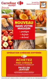 Catalogue Carrefour Market | Du nouveau dans votre magasin ! page 1: Carrefour market Brioude Du mardi 20 au dimanche 25