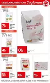 Catalogue Carrefour Market | Des economies tout simplement page 7: SIMPL Sucre en poudre €0,89