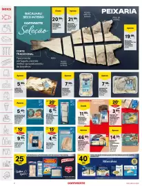 Folheto Continente semana 43 Página 2: Filetes de paloco msc €4,99, Filetes de bacalhau ponto de sal msc continente €6,79