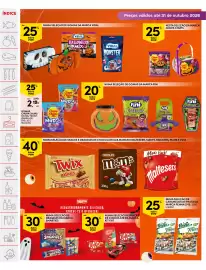 Folheto Continente semana 43 Página 32: Dragéias da marca smarties, Gomas chupa chups frutos/frutos vermelhos €2,19