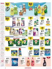 Folheto Continente semana 43 Página 48: Detergente em pastilhas p/ máquina da loiça fairy €7,49