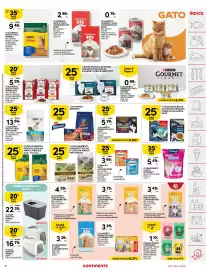 Folheto Continente semana 43 Página 53: Snack p/ gato catisfactions €3,66, Alimento Humido P/ Gato Felix €5,99