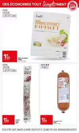 Catalogue Carrefour | Des economies tout simplement page 3: SIMPL Blanc de poulet €1,35, SIMPL Saucisse sèche €1,89