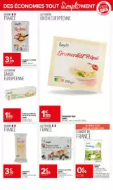 Catalogue Carrefour | Des economies tout simplement page 4: SIMPL Bûche aux laits de vache et de chèvre €1,65