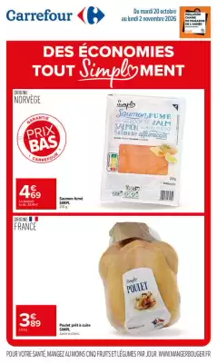 Carrefour | Des economies tout simplement (valable jusqu'au 2-11)