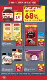 Catalogue ALDI semaine 44 page 12: Biscotto Biscuits pour le café ou le thé €2,49