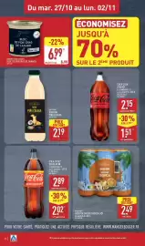 Catalogue ALDI semaine 44 page 16: RIO D'ORO BOISSON SAVEUR TROPICAL €2,49, GOURMET BLOC DE FOIE GRAS DE CANARD €6,99