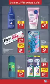 Catalogue ALDI semaine 44 page 27: Signal Dentifrice Gencives Fortes €4,79, Signal Brosse à dents €3,40