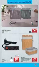 Catalogue ALDI semaine 44 page 29: WORKZONE MULTIPRise €2,99, HOME CREATION PANIER À LINGE €7,99