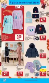 Catalogue ALDI semaine 44 page 34: LILY & DAN DOUDOUNE €12,99, DISNEY®MARVEL® PYJAMA €11,99