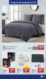 Catalogue ALDI semaine 44 page 39: HOME CREATION BOUGIES CHAUFFE-PLAT LED €5,99, NOVITESSE DRAP HOUSSE €8,99