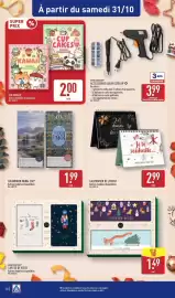 Catalogue ALDI semaine 44 page 40: CALENDRIER DE L'AVENT €2,99, KAWAII CAHIER D'ACTIVITÉS €2,00