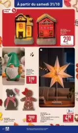 Catalogue ALDI semaine 44 page 42: HOME CREATION MINI-MAISON À LED €2,00, HOME CREATION FIGURINE EN PELUCHE €3,99