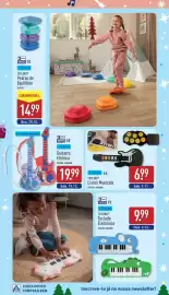 Folheto ALDI | Especial brinquedos Página 21: Toylinos Livros Musicais €6,99, Guitarra elétrica lexbox €19,99