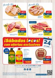 Folleto Cash Ecofamilia semana 43 Página 4: Lomo Añojo Entrecot €19,99, Morcillo de añojo para guisar €12,99