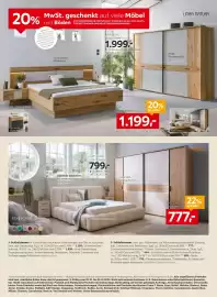 XXXLutz Prospekt woche 43 Seite 2: Xora Kombischrank €799,00, Esposa Polsterbett €777,00
