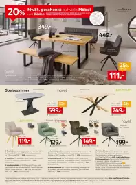 XXXLutz Prospekt woche 43 Seite 8: Landscape Esstisch €349,00, Linea Natura Esstisch €749,00