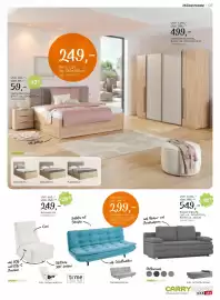 XXXLutz Prospekt Seite 3: CarryHome Nachtkästchen €59,00, CarryHome Boxspring-Sofa €549,00