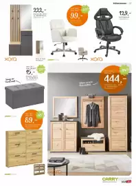 XXXLutz Prospekt Seite 7: CarryHome Drehstuhl €99,00, CarryHome Schuhkipper €89,00