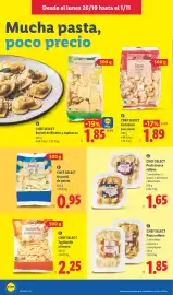 Catálogo Lidl semana 44 Página 14: Chef Select pasta fresca rellena €1,65, Chef Select Pasta rellena €1,85