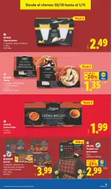 Catálogo Lidl semana 44 Página 39: Deluxe postre €1,35, Deluxe crème brûlée €1,99