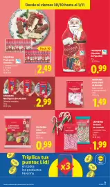Catálogo Lidl semana 44 Página 41: Favorina mini figuras de chocolate €2,99, Favorina piruletas de chocolate €2,49