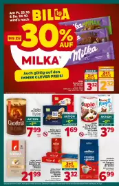 Billa Flugblatt woche 43 Seite 16: Ritter Sport Bunte Vielfalt €1,69, Julius Meinl Nespresso-kompatible Kapseln €3,32