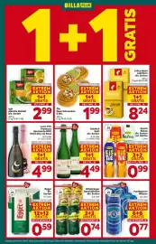 Billa Flugblatt woche 43 Seite 6: Julius Meinl Jubiläum €8,24, Rauch Eis Tee €0,99