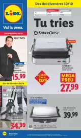 Catálogo Lidl | Bazar Página 1: Parkside aspirador en seco €34,99, Grill de contacto €39,99